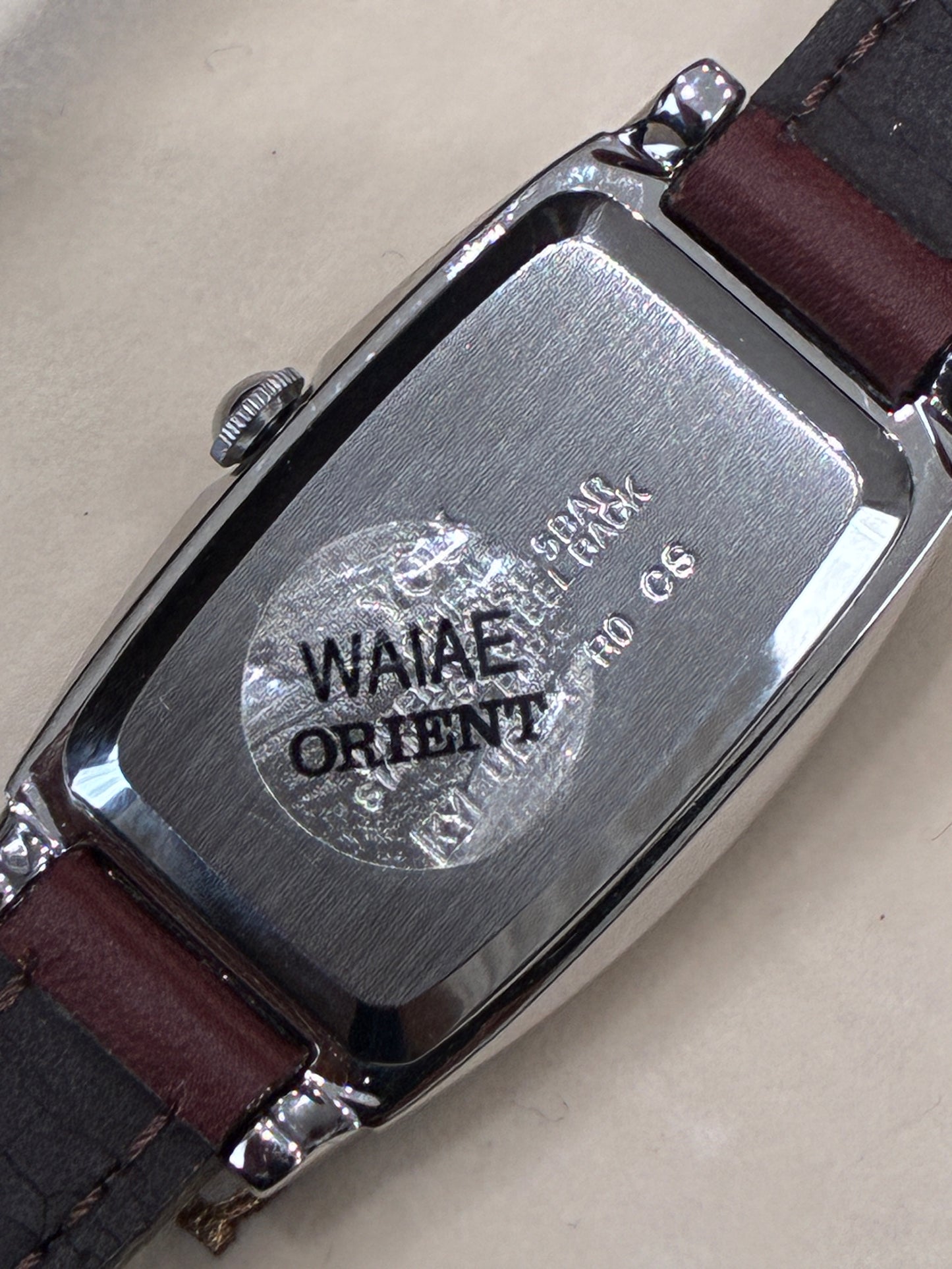 Orient women’s tank watch
