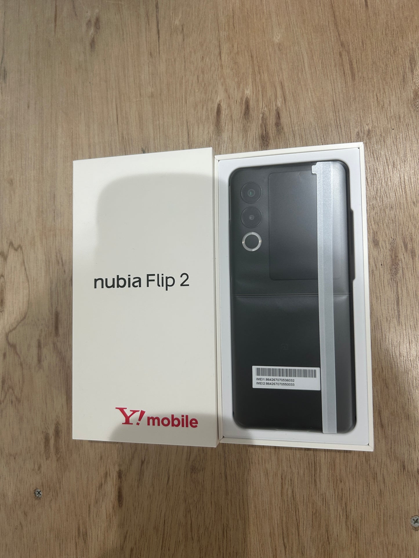 nubia Flip 2 A404ZT / ZTE　black